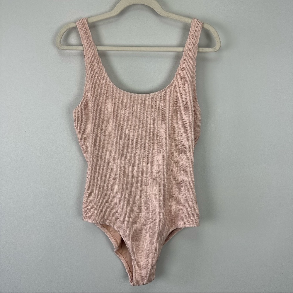 Madewell Second Wave Textured One Piece Swimsuit - Picture 3 of 9